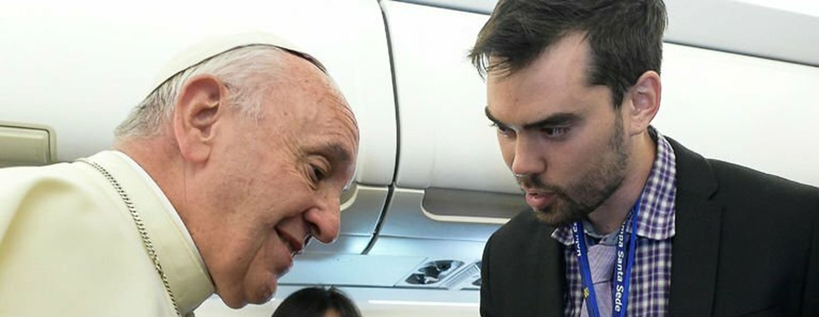 El Papa Francisco, y Hernán Reyes