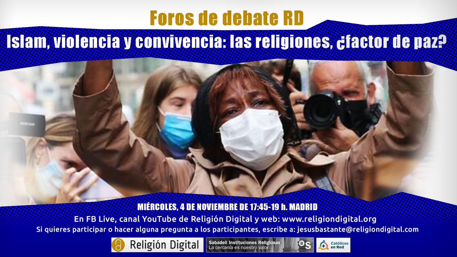 El Islam y el papel de la mujer en la Iglesia, temas de los webinar de esta semana en RD