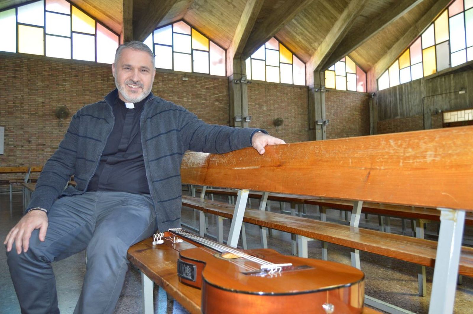 Joan Àguila, en su parroquia de Tarragona.