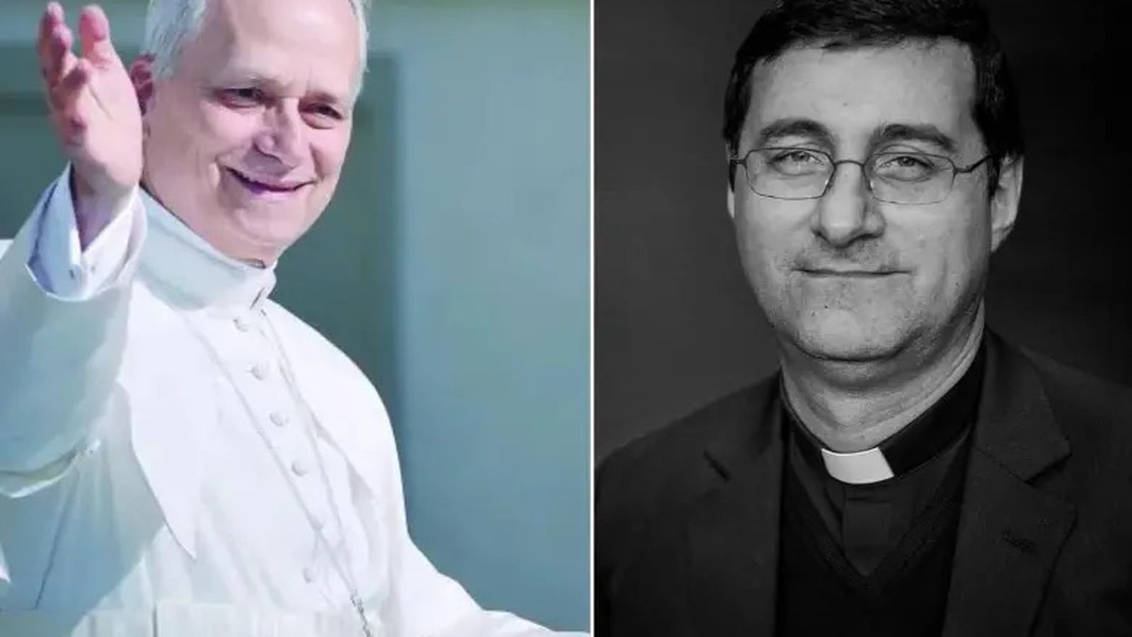 León XIV y Paolo Rudelli