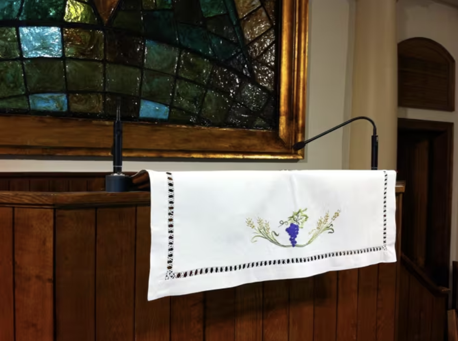 Interior de una iglesia protestante