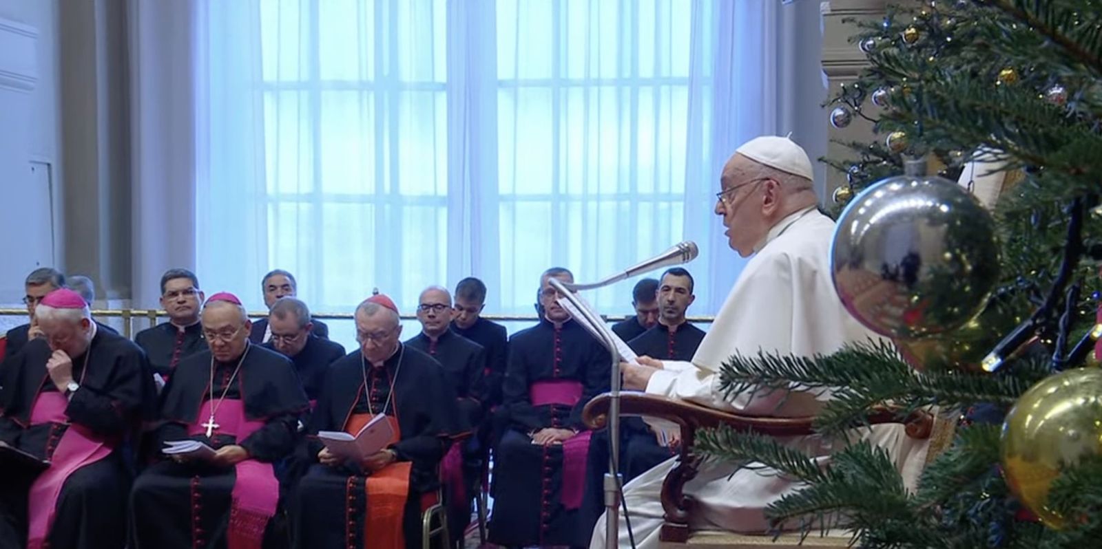 Francisco, ante el Cuerpo Diplomático