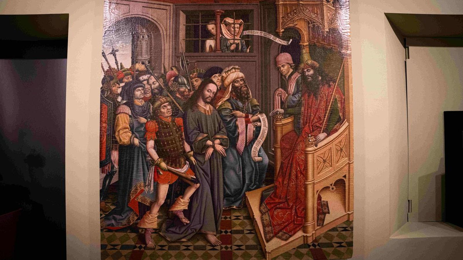 'Cristo ante Pilatos’, lienzo atribuido al Maestro de Lupiana