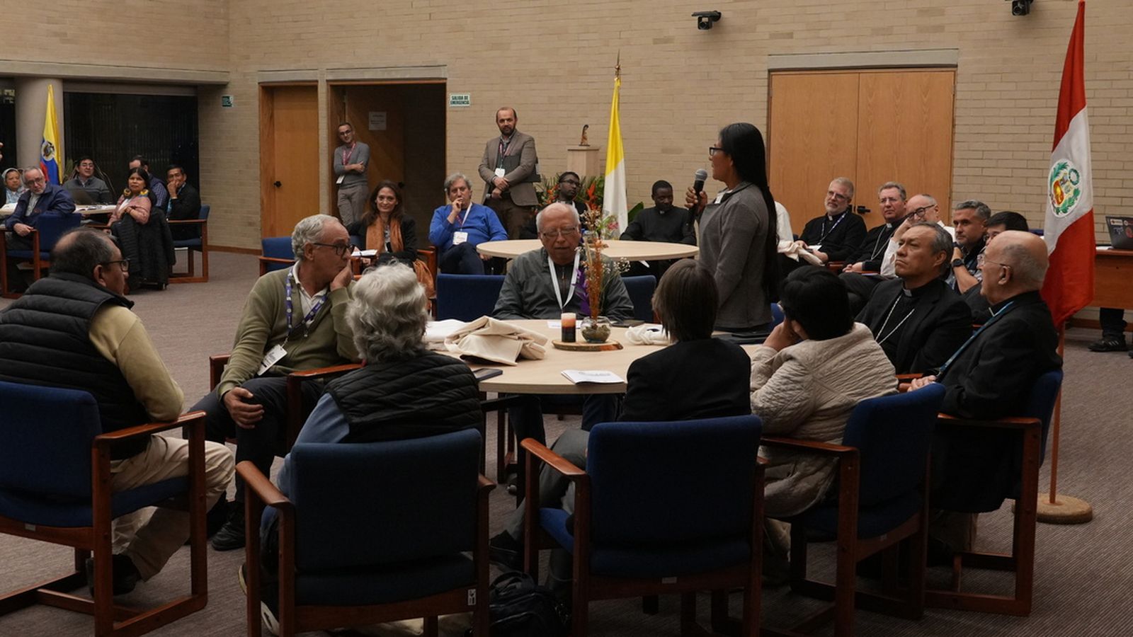 Momento de diálogo entre las delegaciones de los países que comparten el territorio amazónico