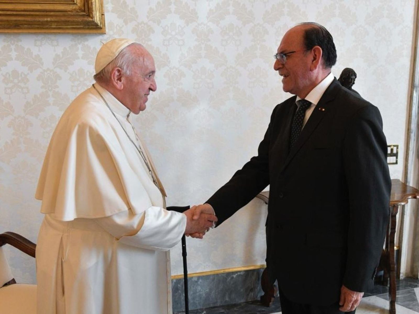 Francisco y César Landa, canciller de Perú