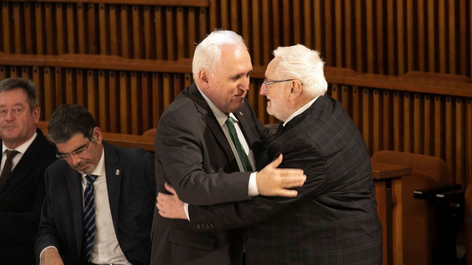 Elzo y el rector José María Guibert