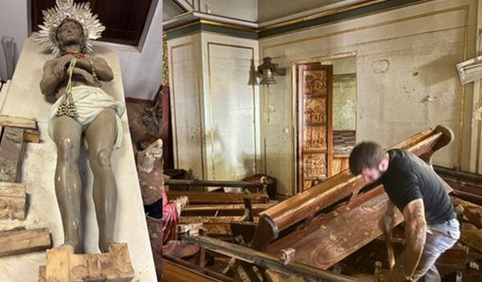 El Ecce Homo se convirtió en un símbolo de la dana