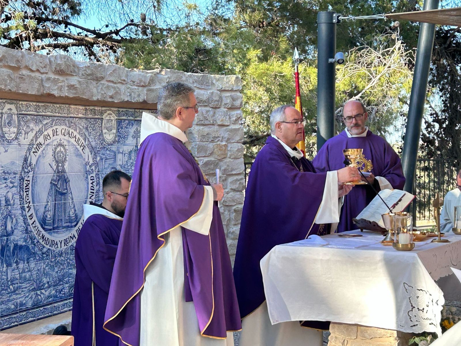 Bendición Capilla V de Guadalupe en Tierra Santa