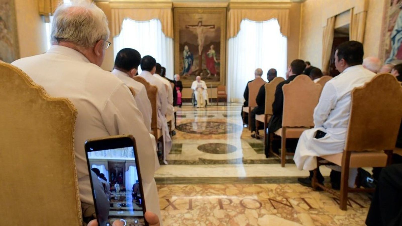 El Papa, con los camilos