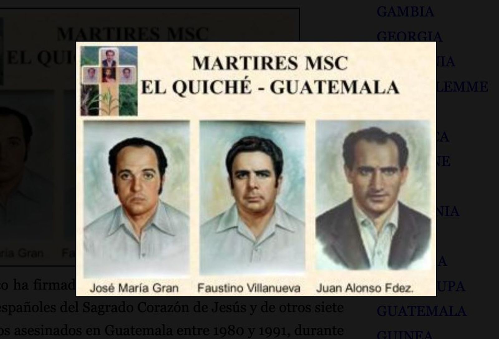 Mártires de El Quiché