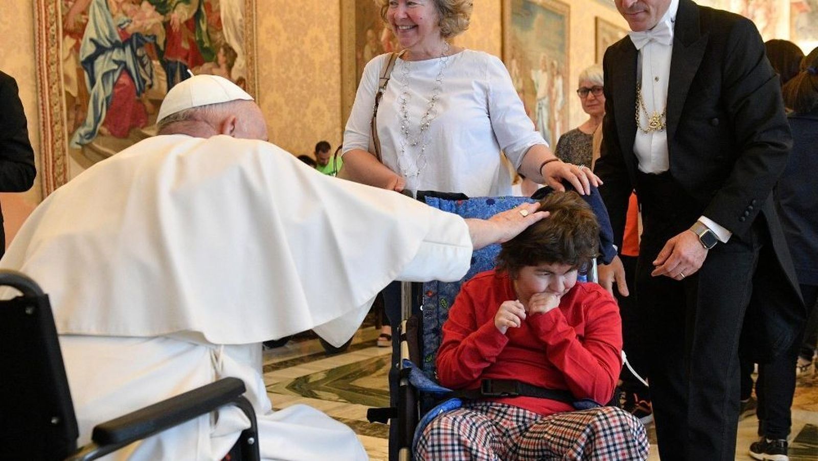 Francisco, con la asociación Cornelia de Lange