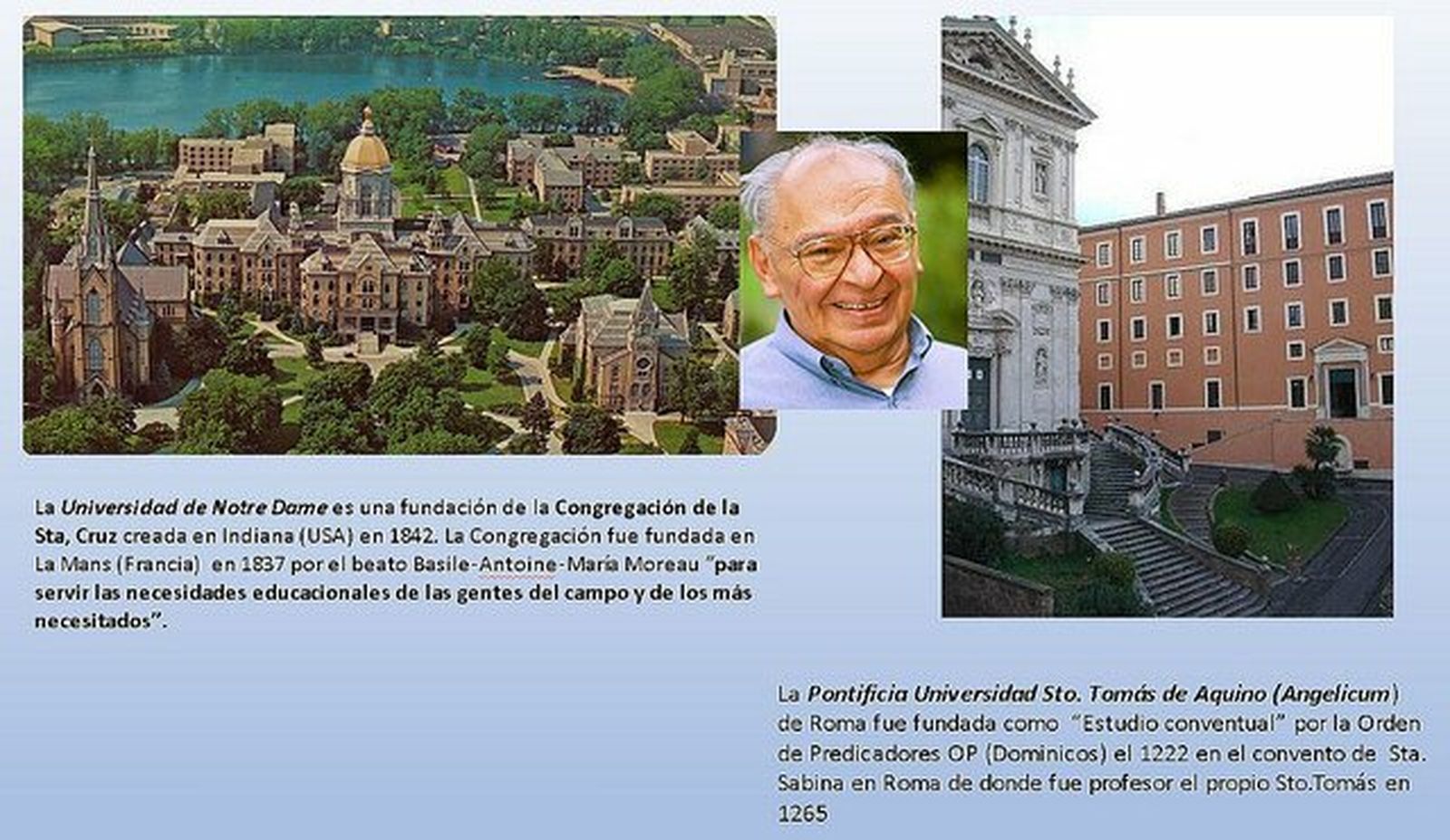 Gustavo Gutiérrez y sus cargos universitarios actuales