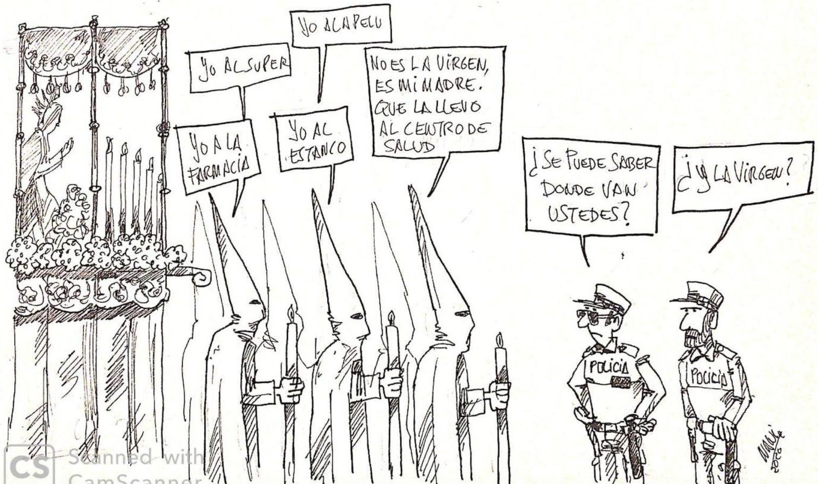 Procesiones confinadas