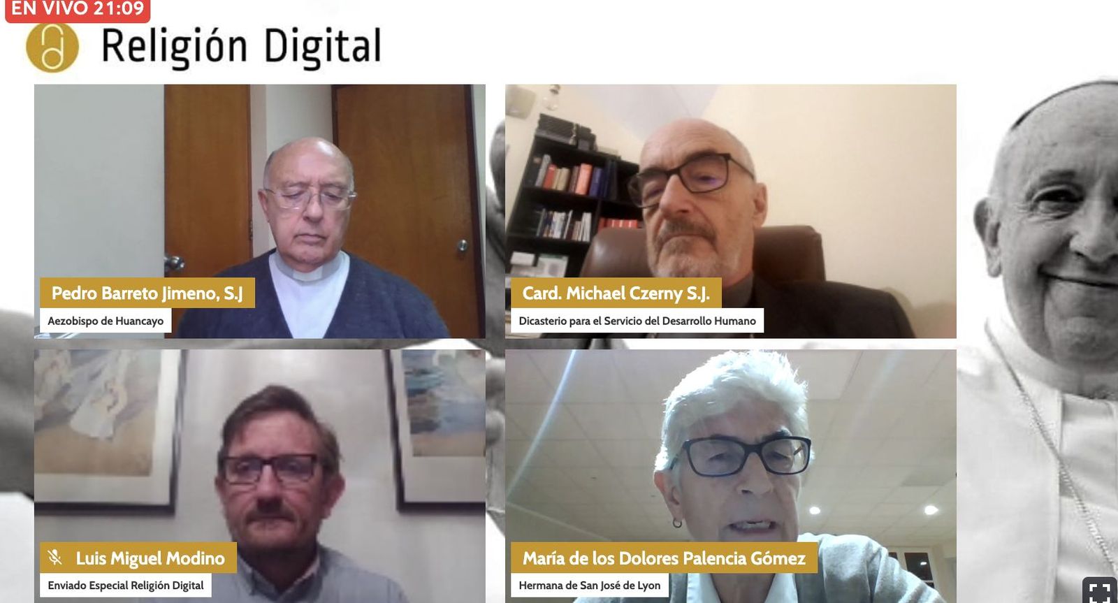 Los cuatro participantes del Jueves de RD