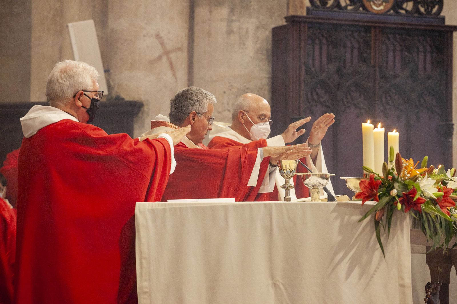 Joan Planellas, en la celebración de Santa Tecla