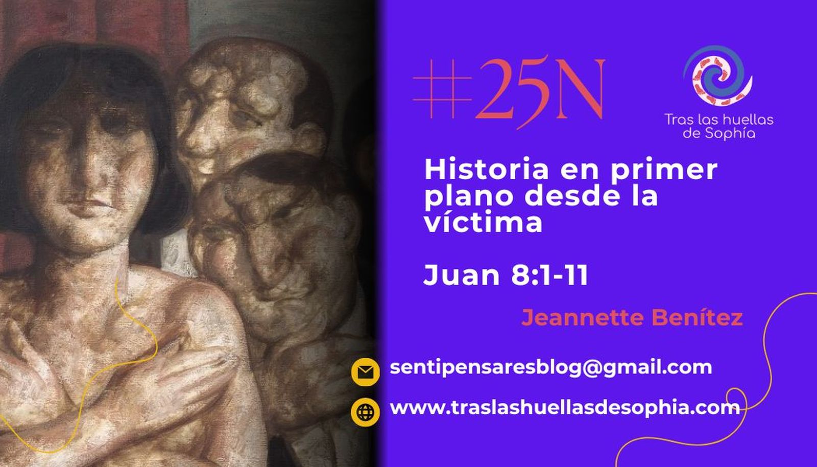 Historia en primer plano desde la víctima.  Juan 8:1-11
