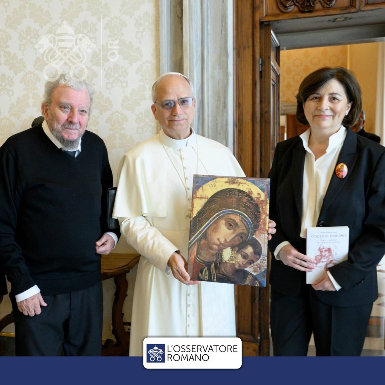 Breve encuentro entre el Papa y Kiko Argüello