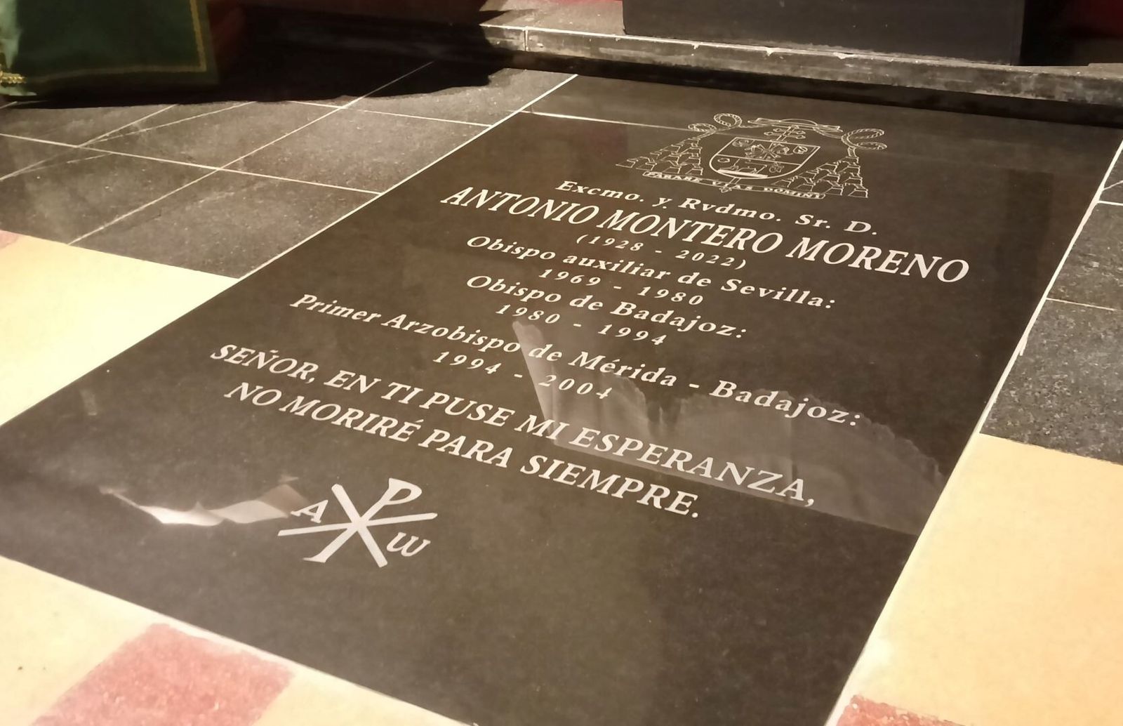 Sepultura en la Concatedral de Mérida