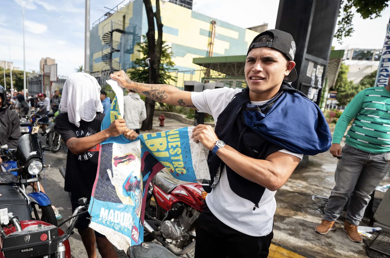 Protestas contra Maduro en Caracas