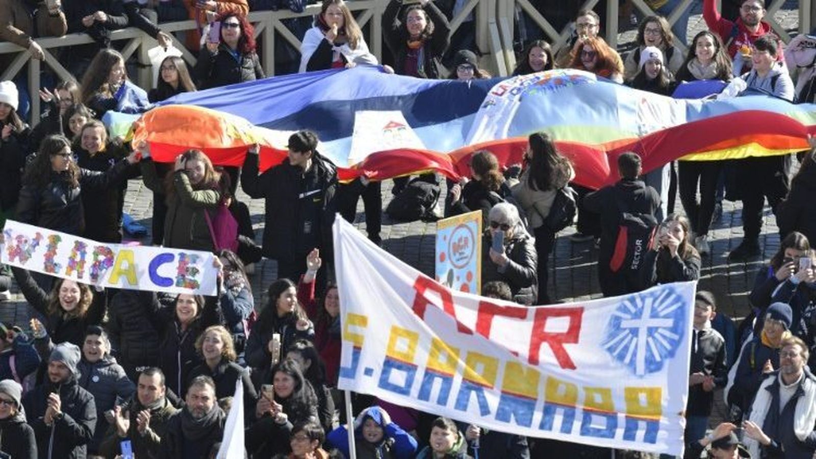 45ª caravana por la paz en Roma