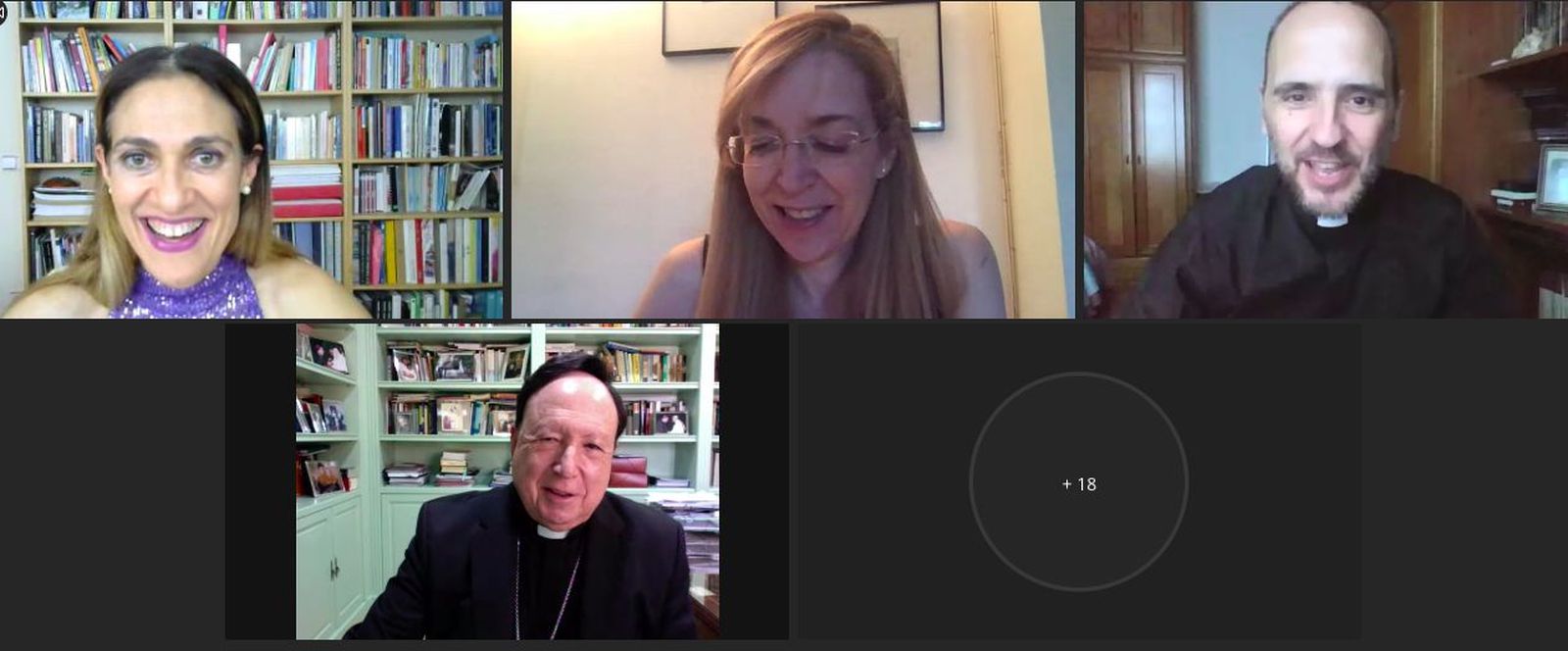 Momento de la inauguración del Experto en Comunicacion de la UPSA