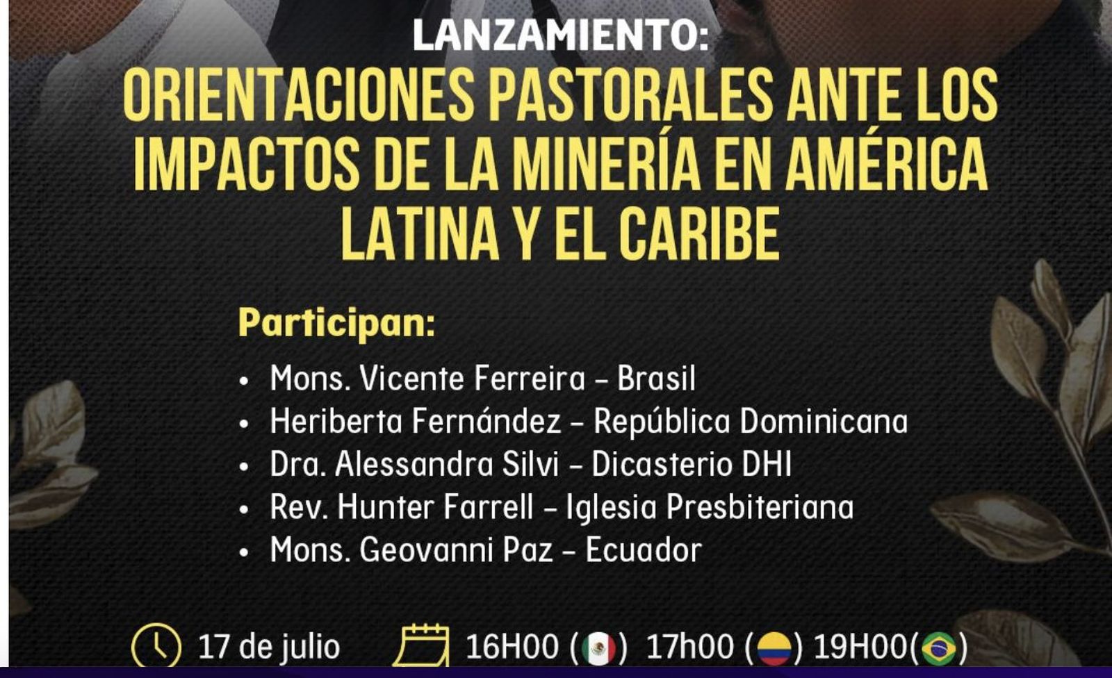 Lanzamiento Orientaciones Pastorales sobre Minería