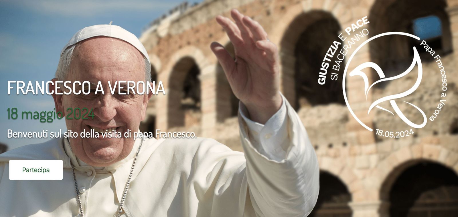 Francisco viajará a Verona el 18 de mayo