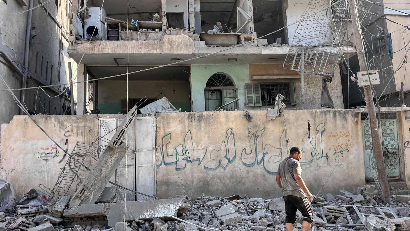 La destrucción en Beit Lahia, en el norte de la Franja de Gaza