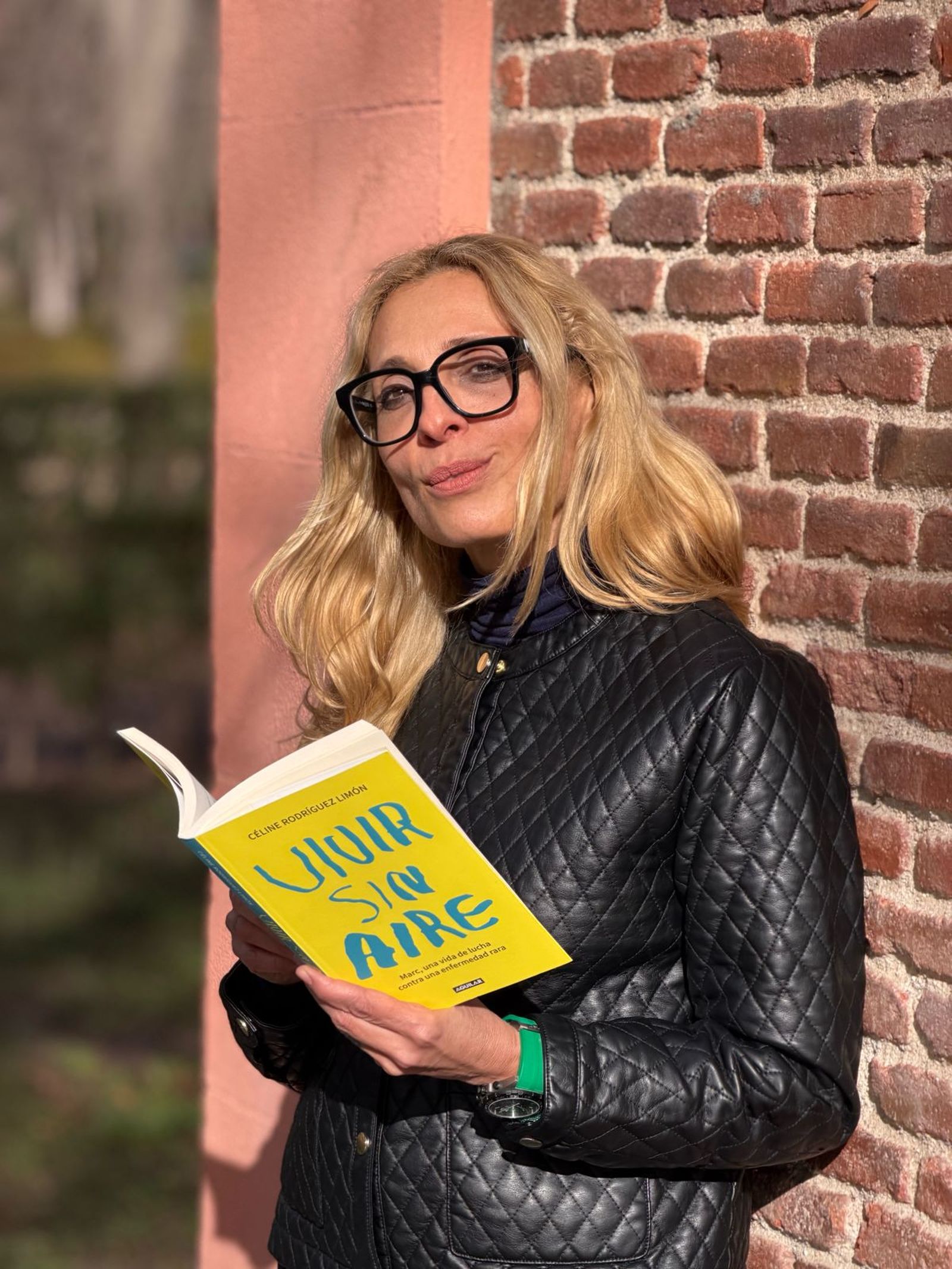 La autora de Vivir sin aire