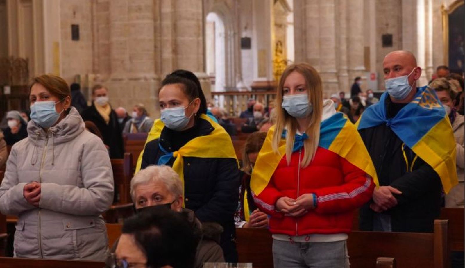 Misa por Ucrania en Valencia