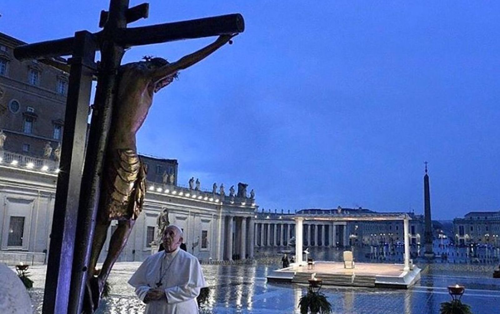 El Papa y el Cristo de la Peste
