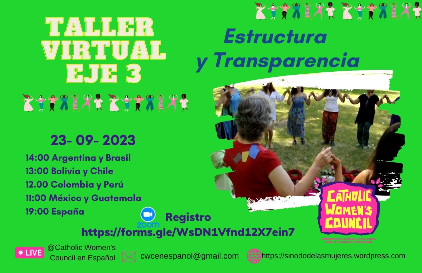 Invitación: Taller virtual Eje 3, ESTRUCTURA Y TRANSPARENCIA