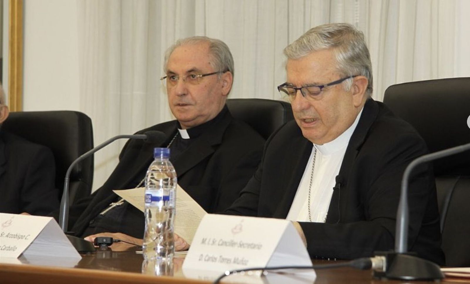 Rodríguez Carballo con Celso Morga