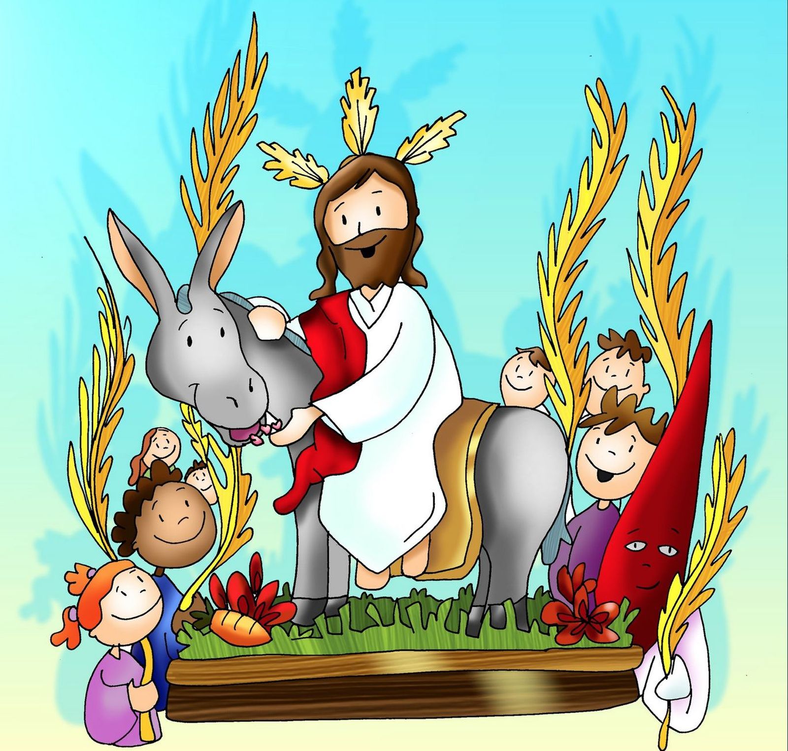 El Dios de la borriquilla