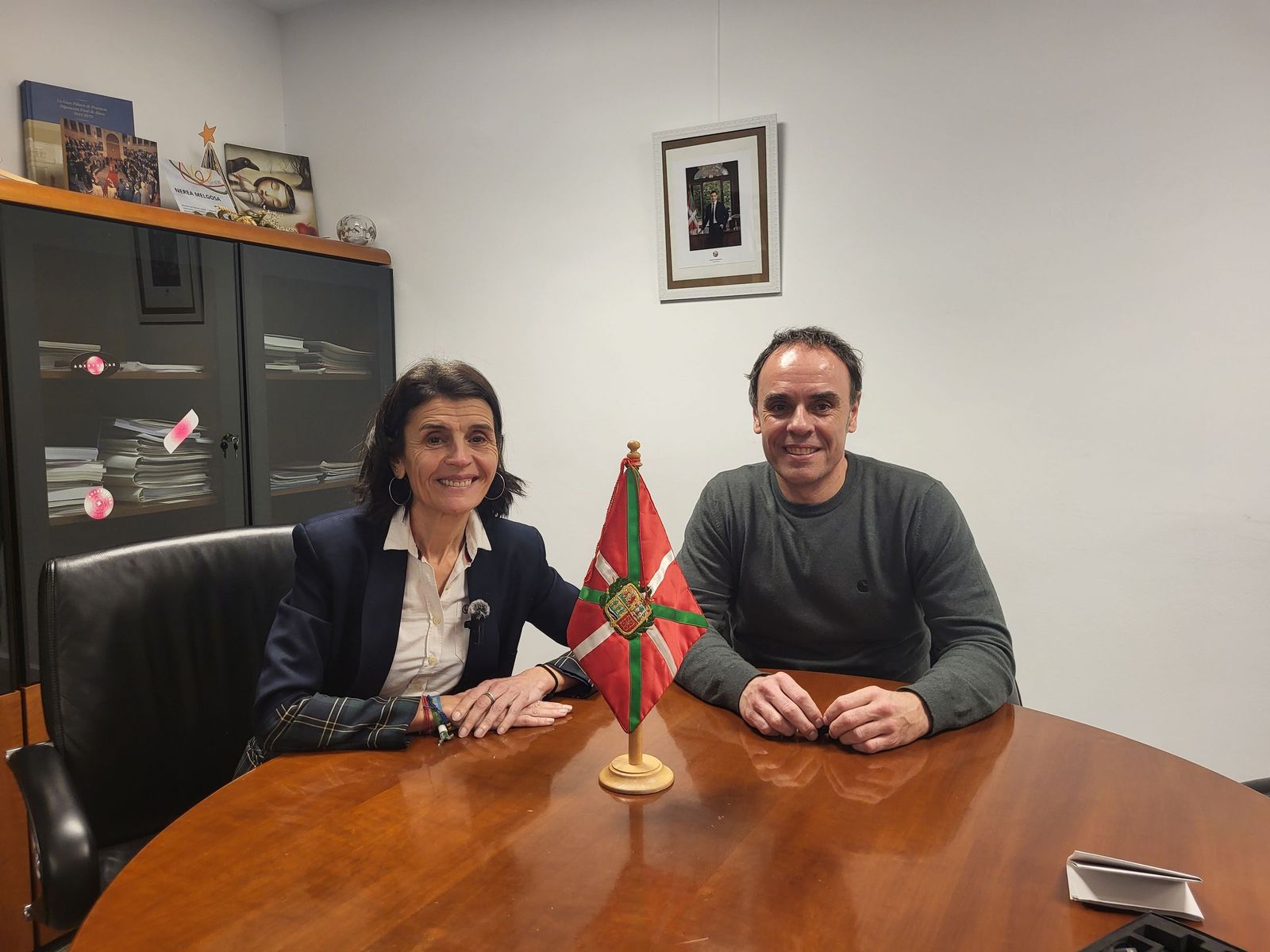 Nerea Melgosa y  Txema Ezkerro