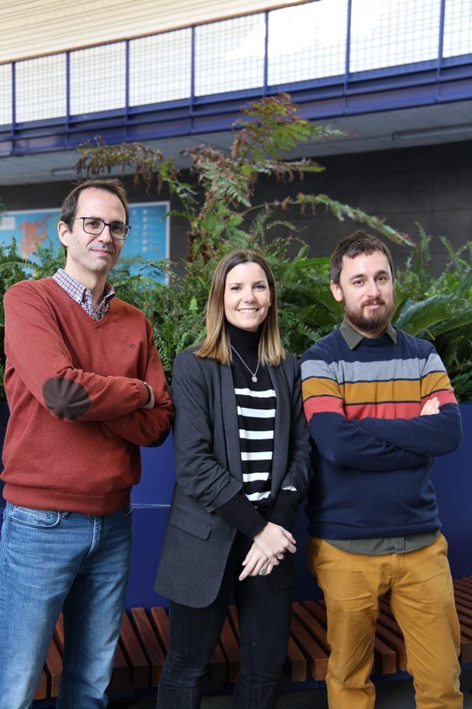 Los autores del estudio: Juan Plaza Lozano, Milagrosa Sánchez Martín y Javier Lozano Delmar