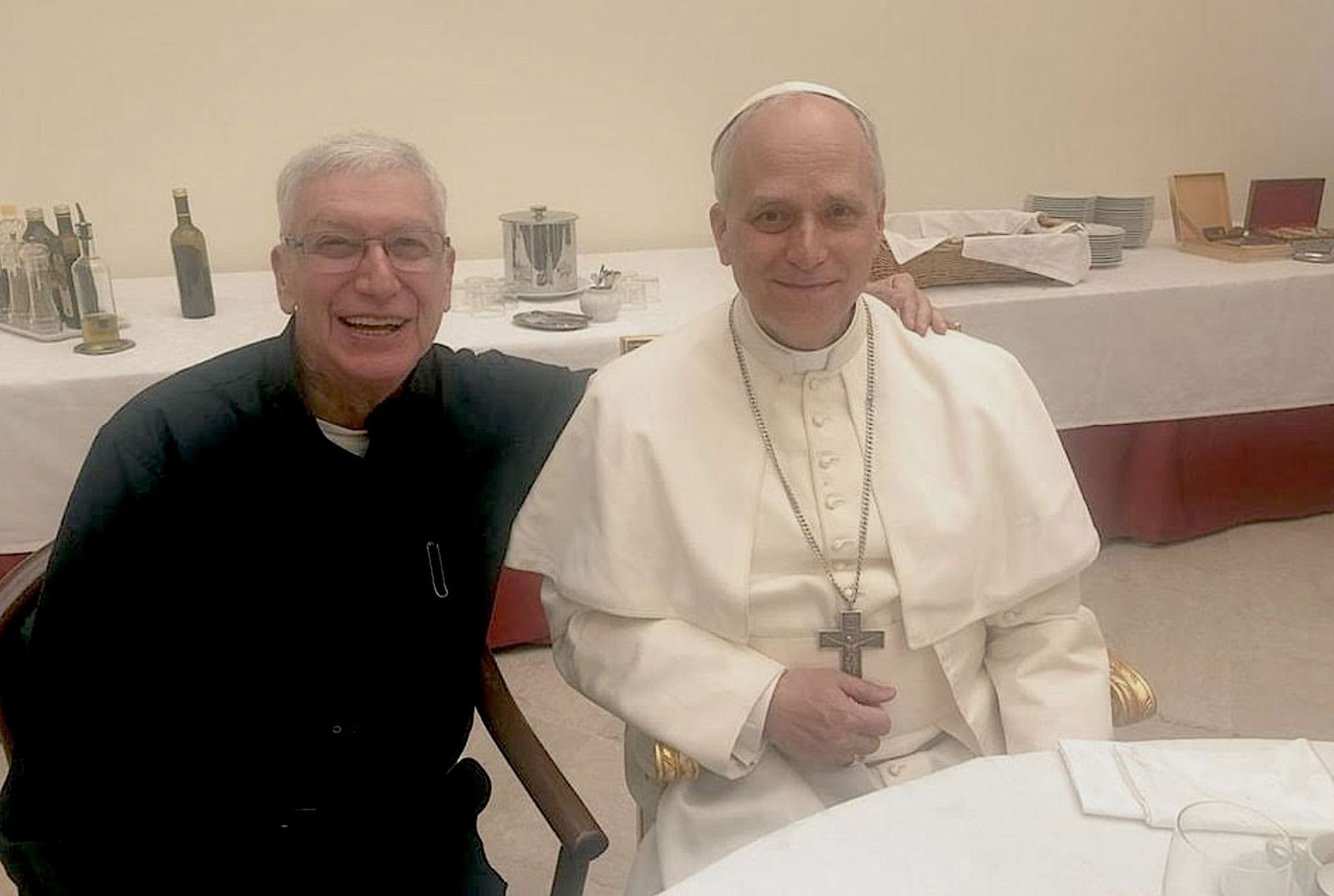 León XIV y el cardenal Castillo