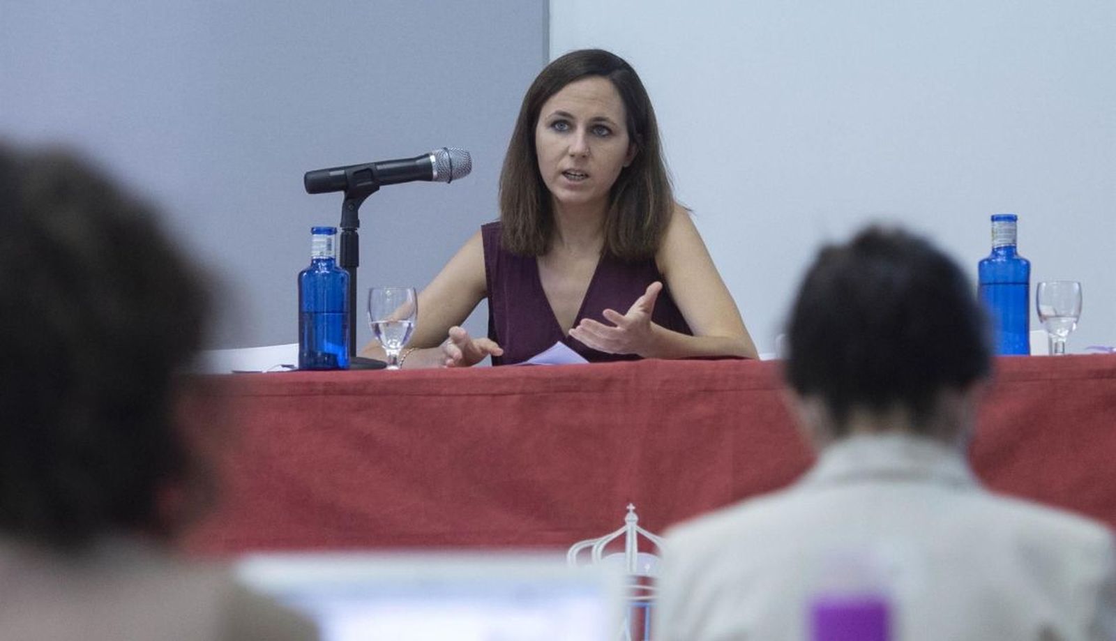 Ione Belarra, en los Cursos de Verano