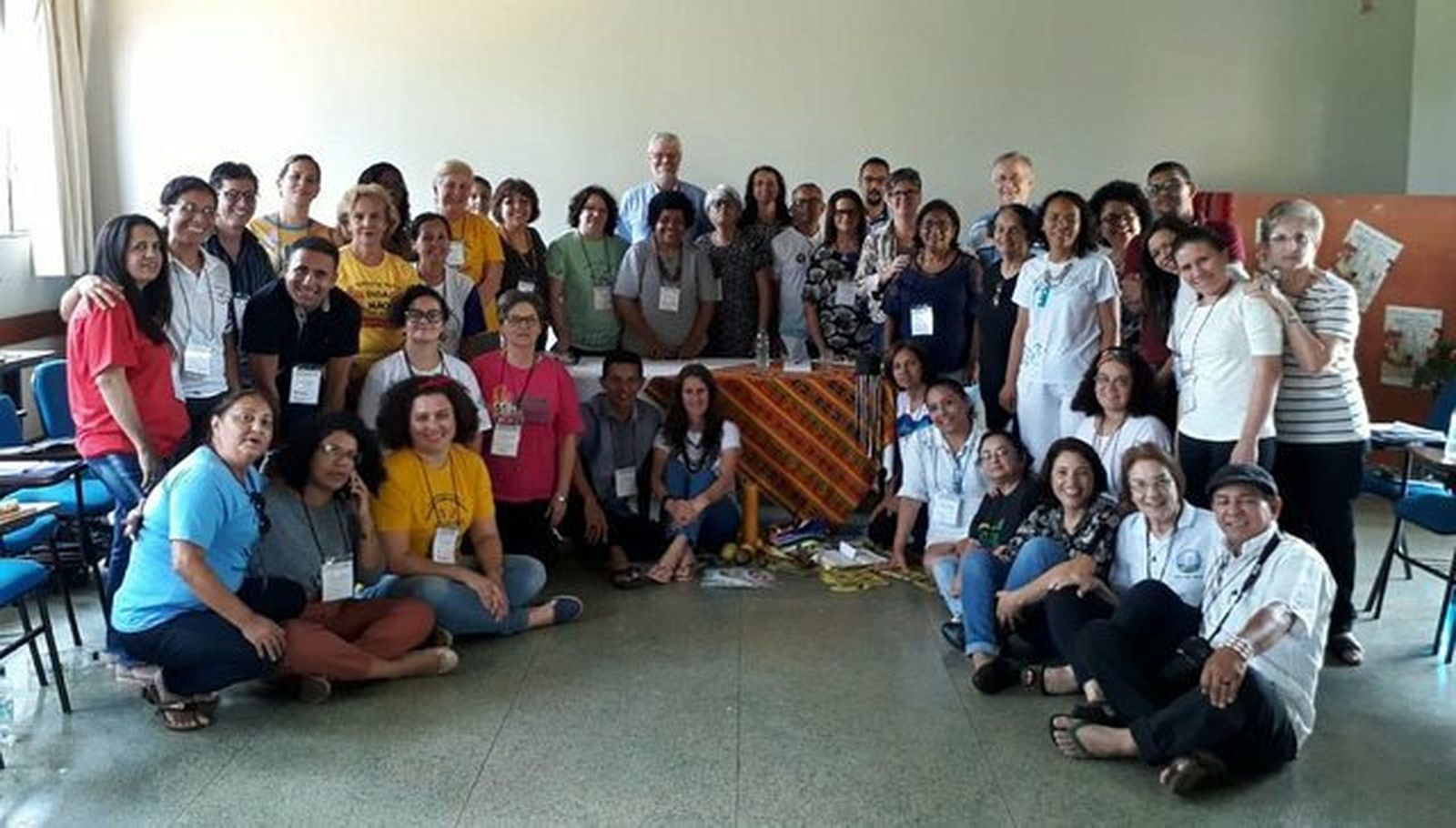 Integrantes de la comisión de los obispos brasileños contra la trata