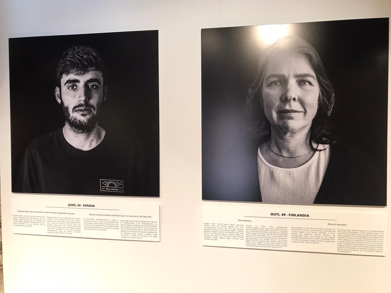 'Shame': la muestra de las víctimas de abusos, abre sus puertas en Bilbao este jueves