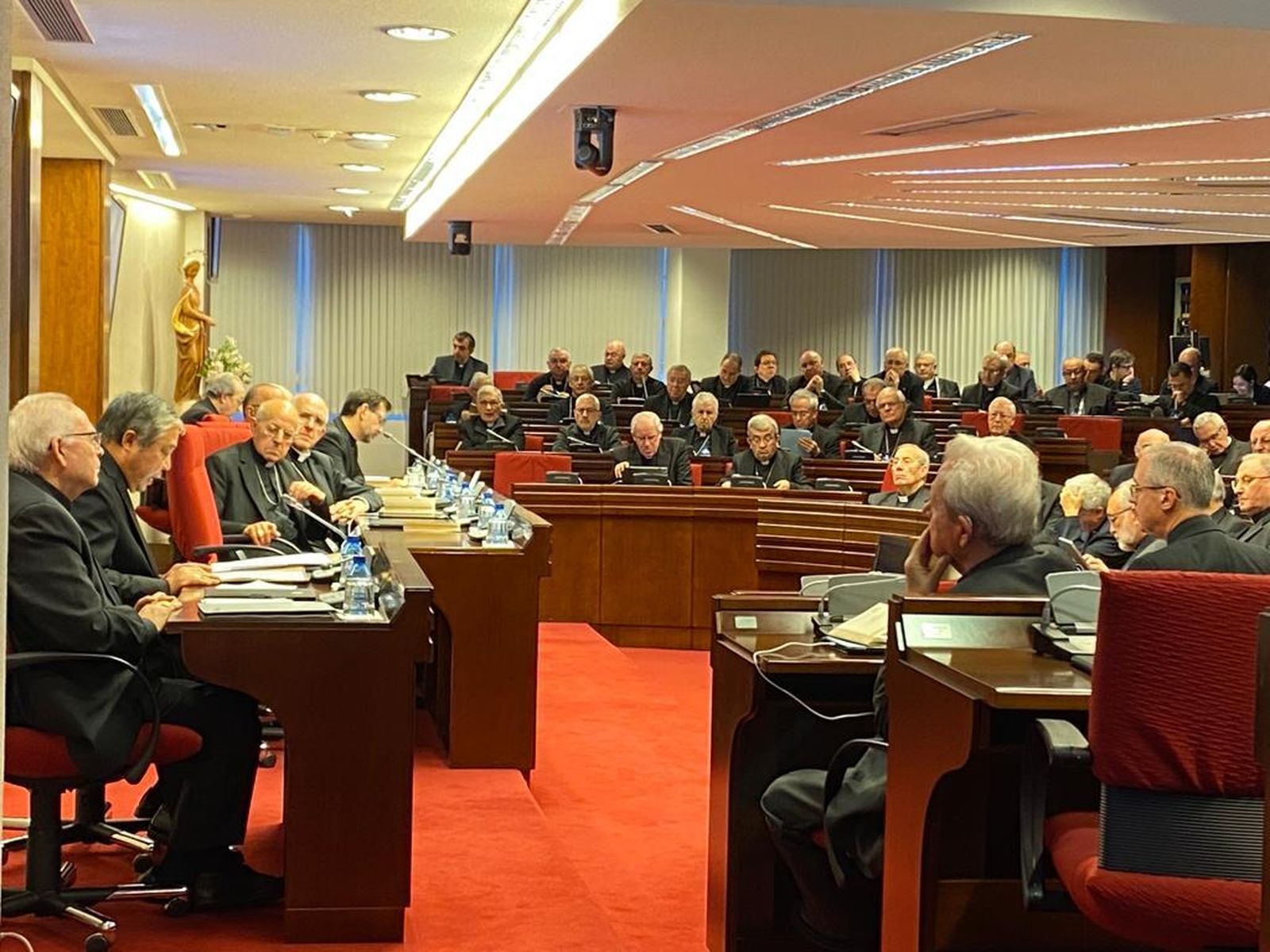 El Nuncio, durante su intervención