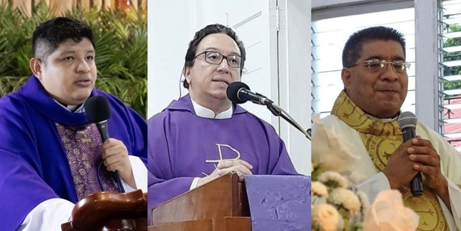 Miguel Toruño, José Ramón Alemán y  Boanerges Carballo