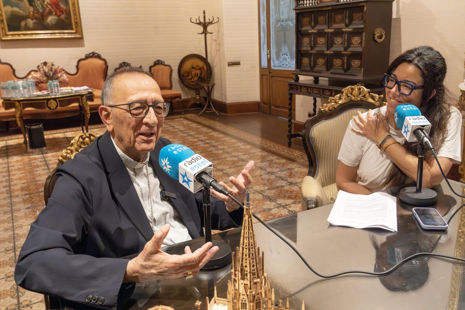 Omella, en Radio Estel
