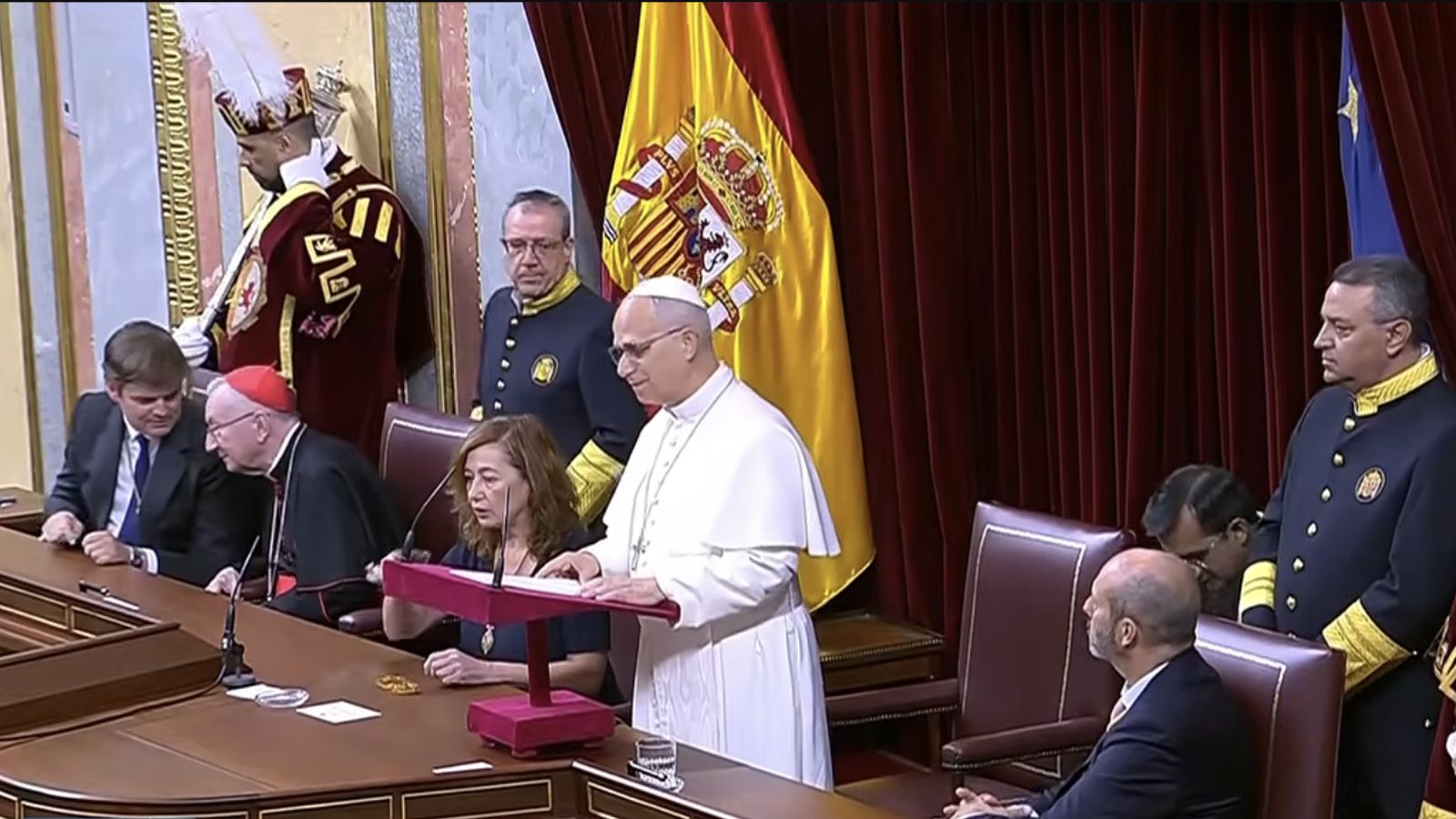 León XIV, en el Congreso