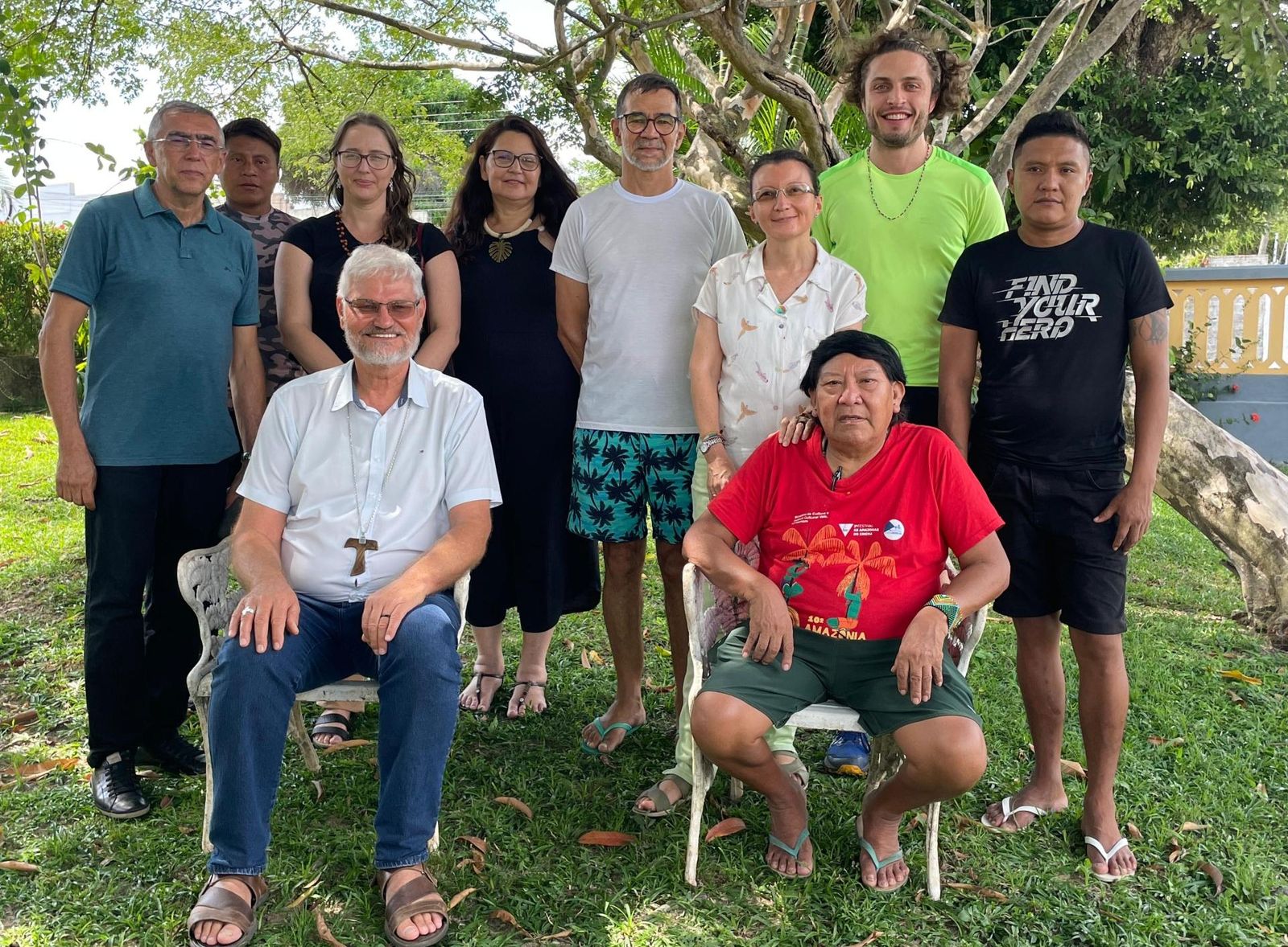 Diocese de Roraima com Davi Kopenawa