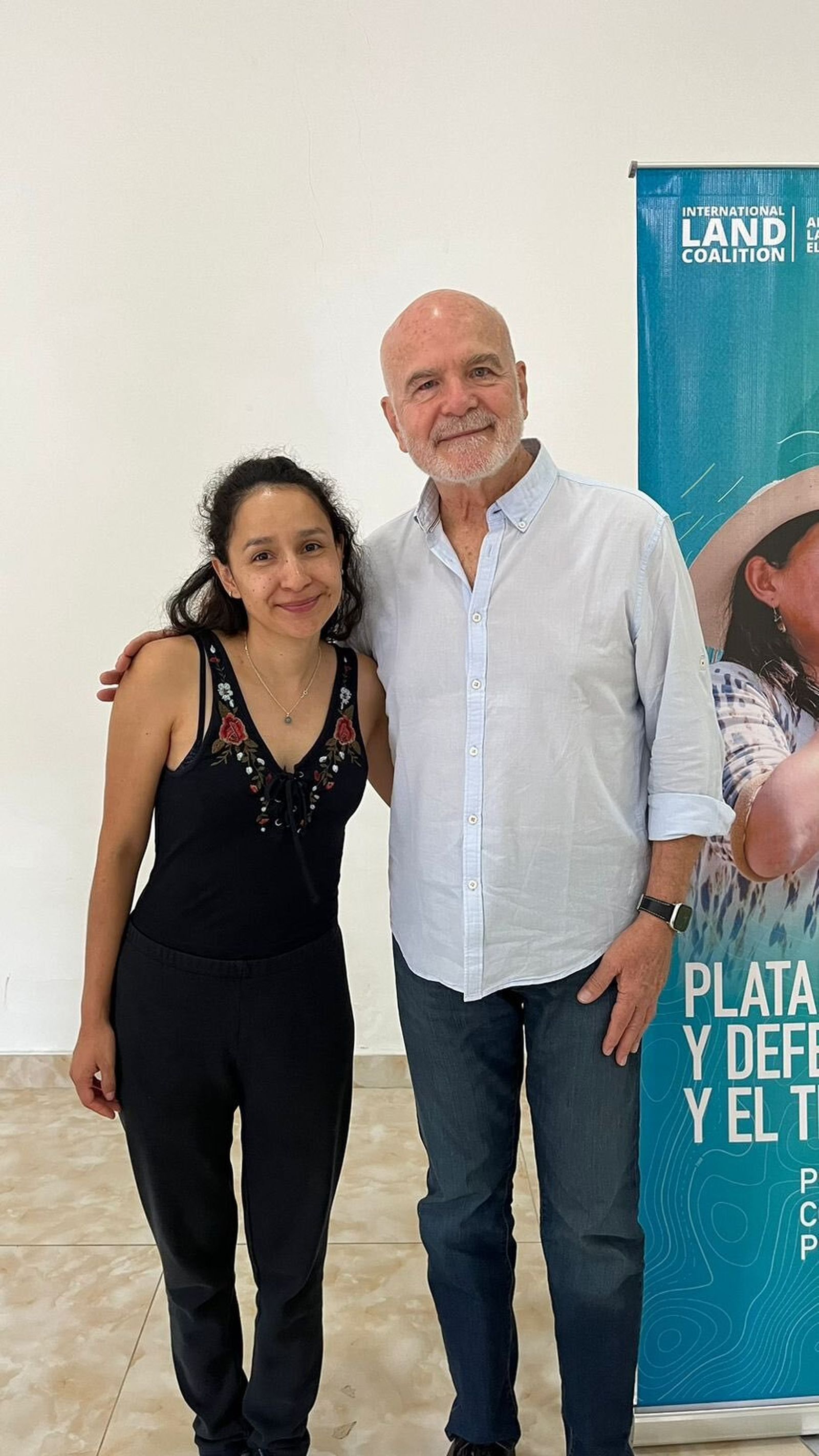 Michel Forst y Bertha Zuniga