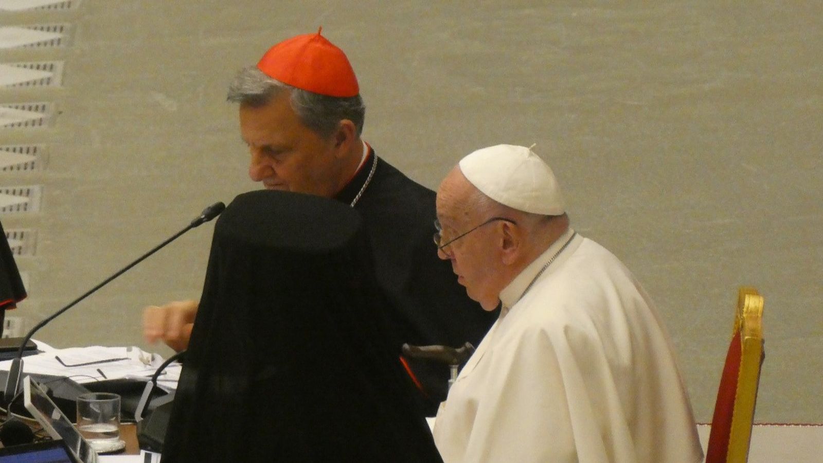 Papa Francisco en la Asamblea Sinodal