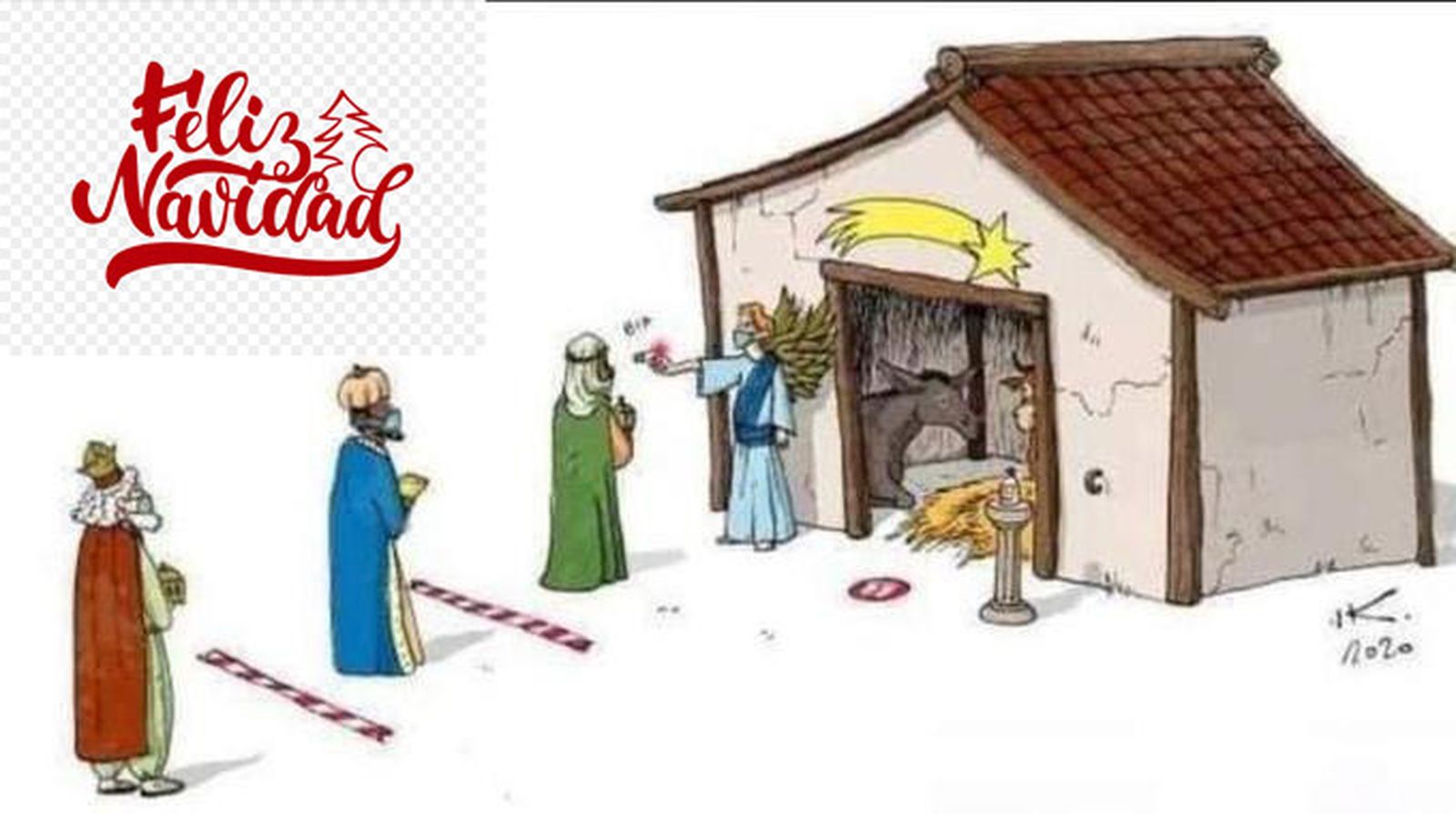 Magos con distancia de seguridad