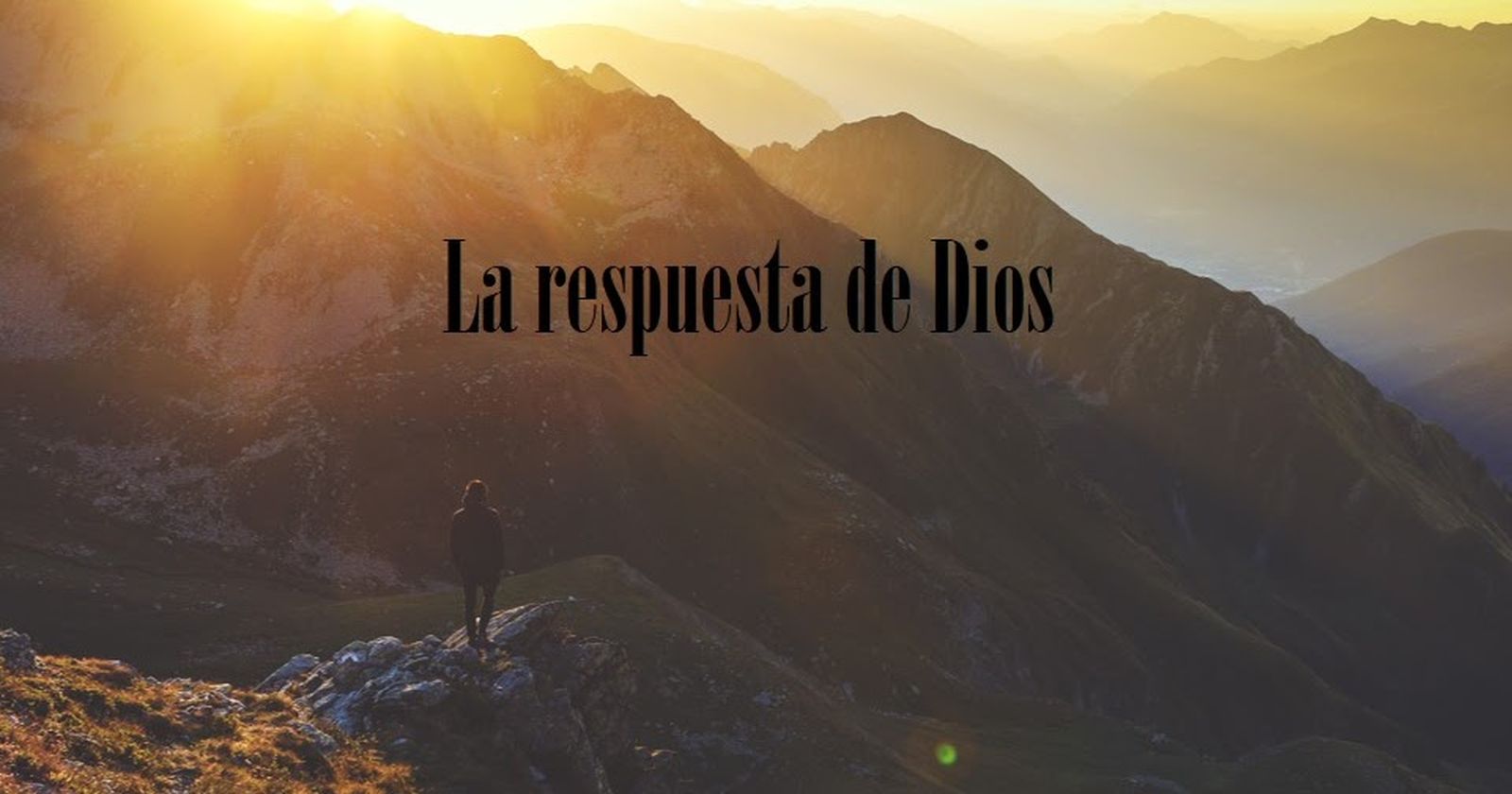 La respuesta de Dios