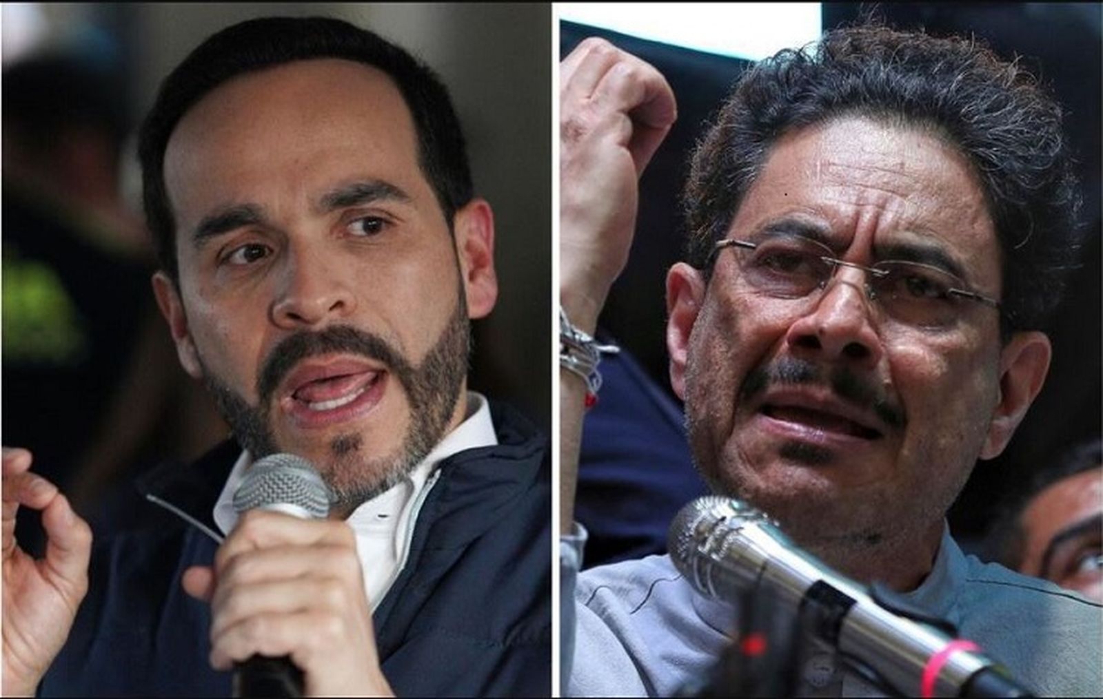 Candidatos en la segunda vuelta, Abelardo de la Espriella e Iván Cepeda